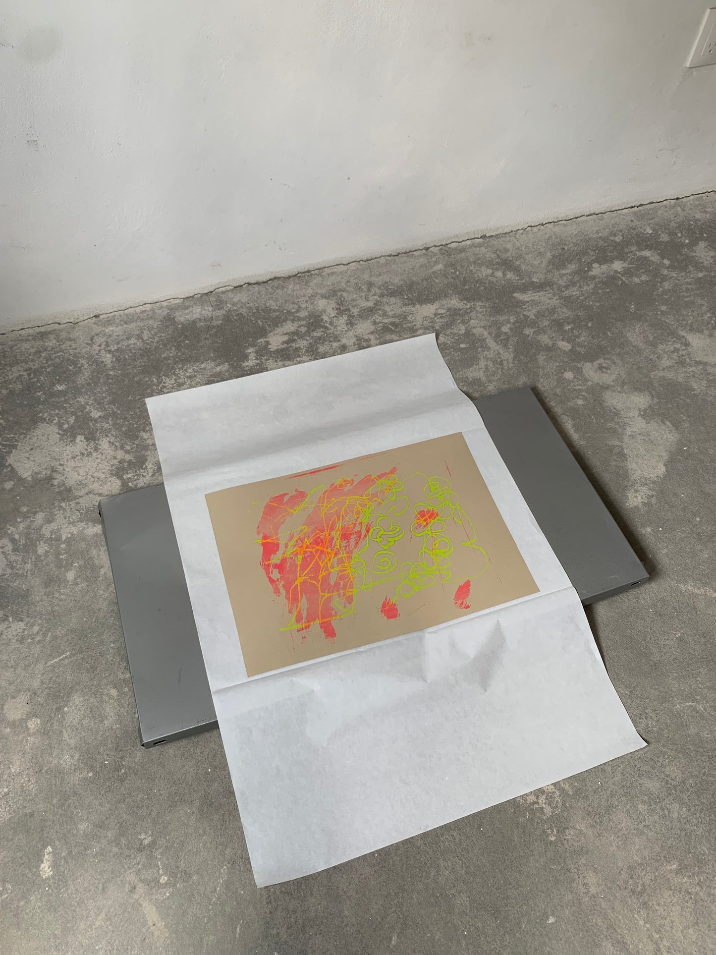 Print "Flores II Freestyle" Kraft